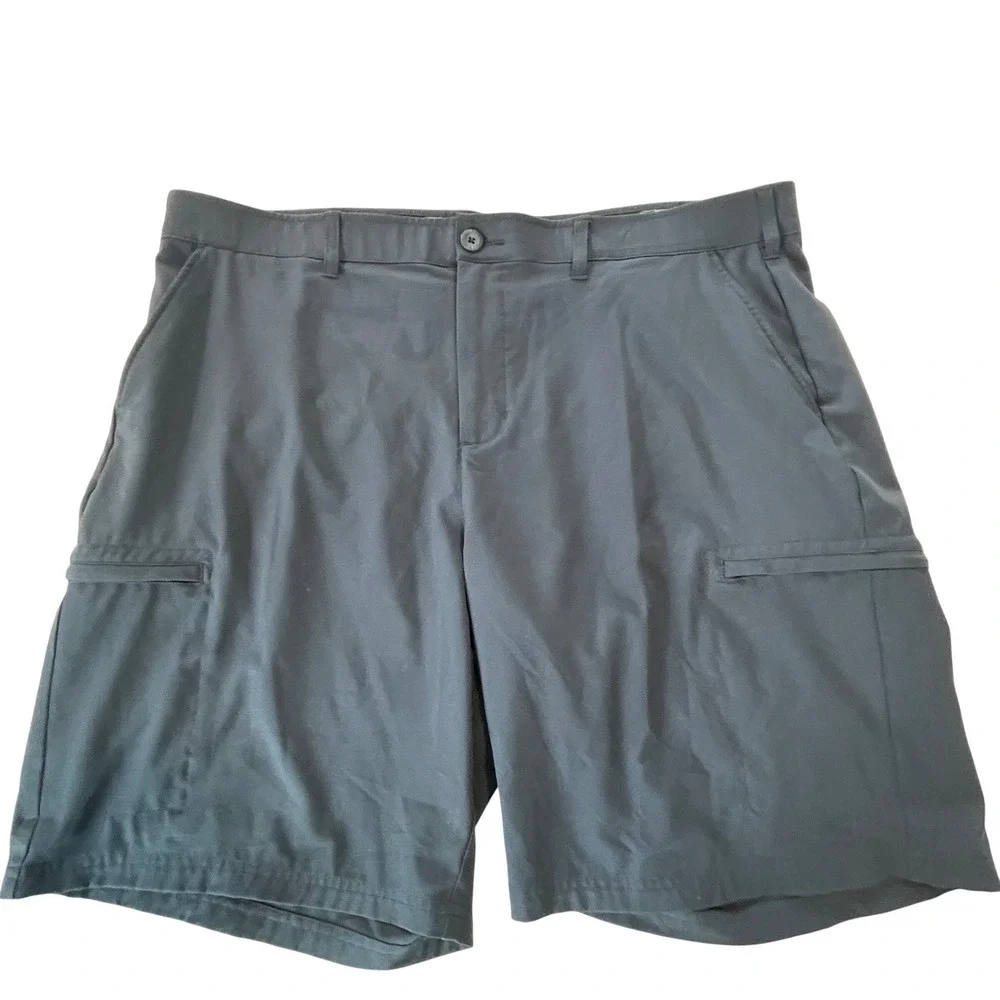 Birdie & Bound Mens Navy Blue Cargo Golf Shorts‎ Size 40 Lightweight Stretch